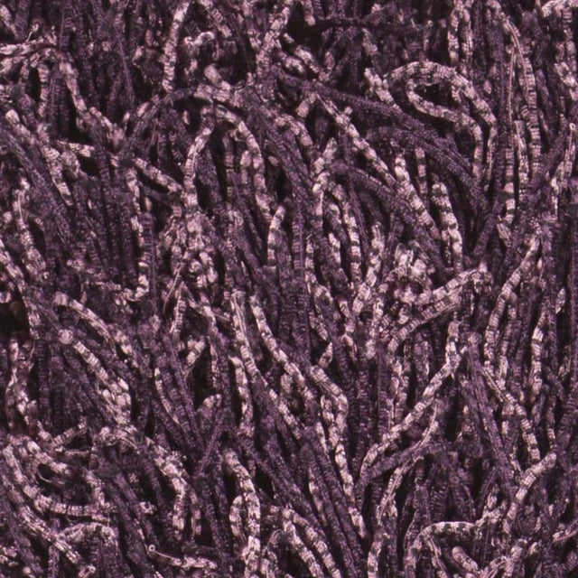 Chandra Tyra TYR-43603 Purple and Black and Pink rug, texture close-up
