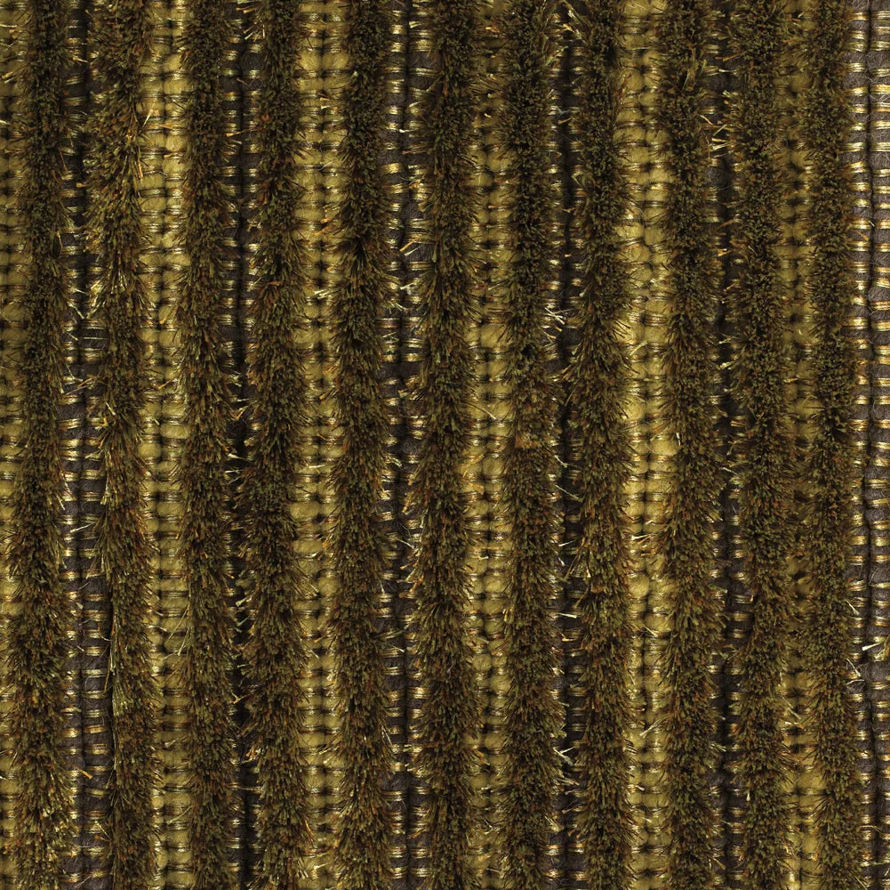 Chandra Ulrika ULR-15902 Green rug, texture close-up