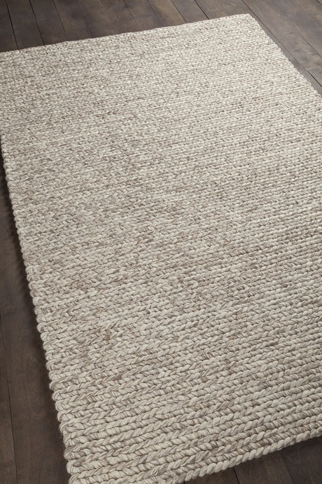 Chandra Valencia VAL-24400 Beige and Tan rug, angled side view