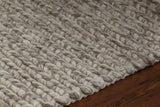 Chandra Valencia VAL-24400 Beige and Tan rug, side detail view