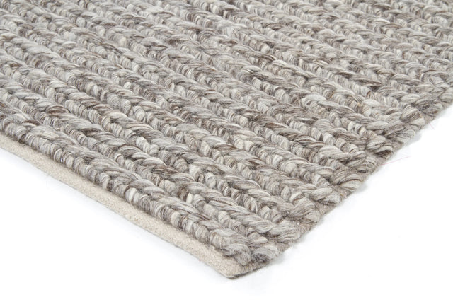 Chandra Valencia VAL-24402 Beige and Brown rug, corner detail