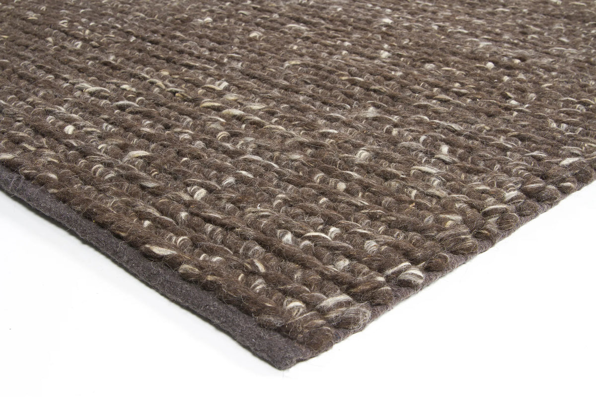 Chandra Valencia VAL-24403 Brown and Beige rug, corner detail