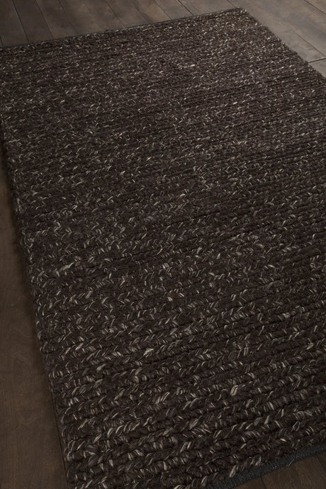 Chandra Valencia VAL-24403 Brown and Beige rug, angled side view