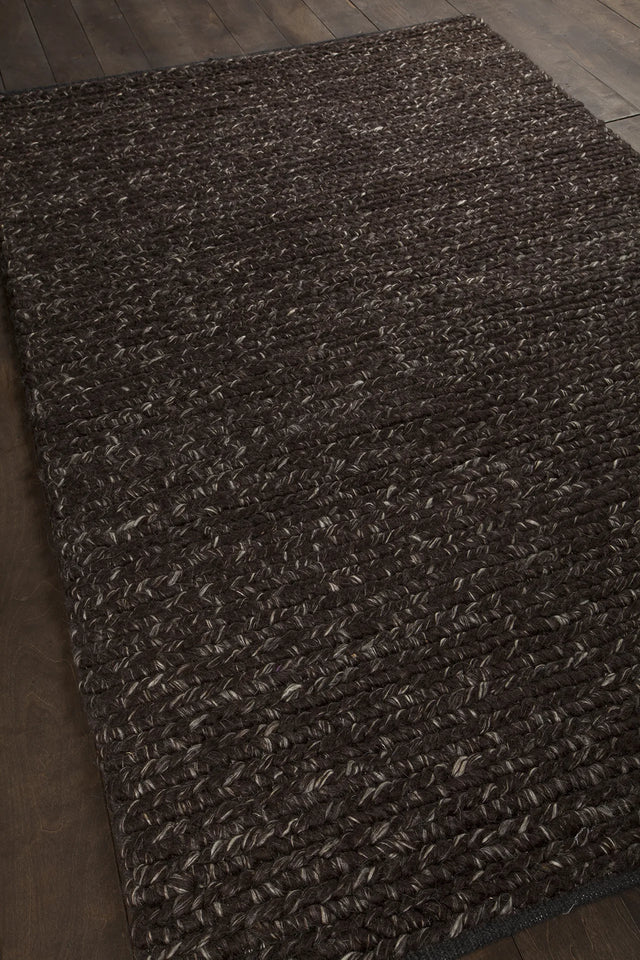 Chandra Valencia VAL-24403 Brown and Beige rug, angled side view