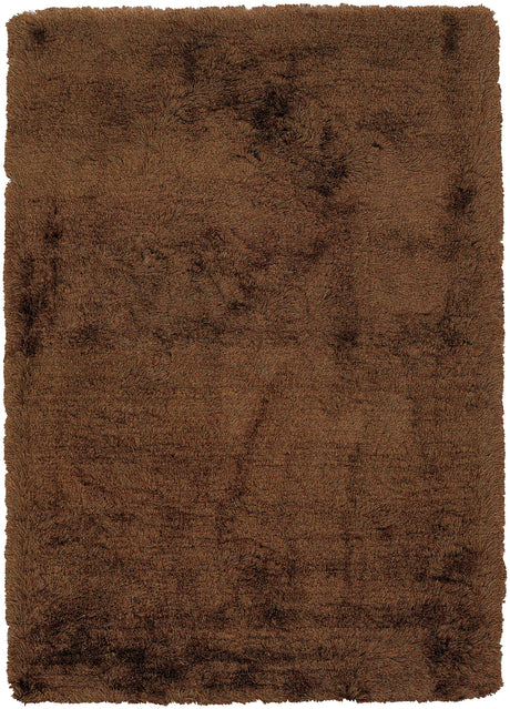 Chandra Vani VAN-13601 Brown and Rust rug, flat view