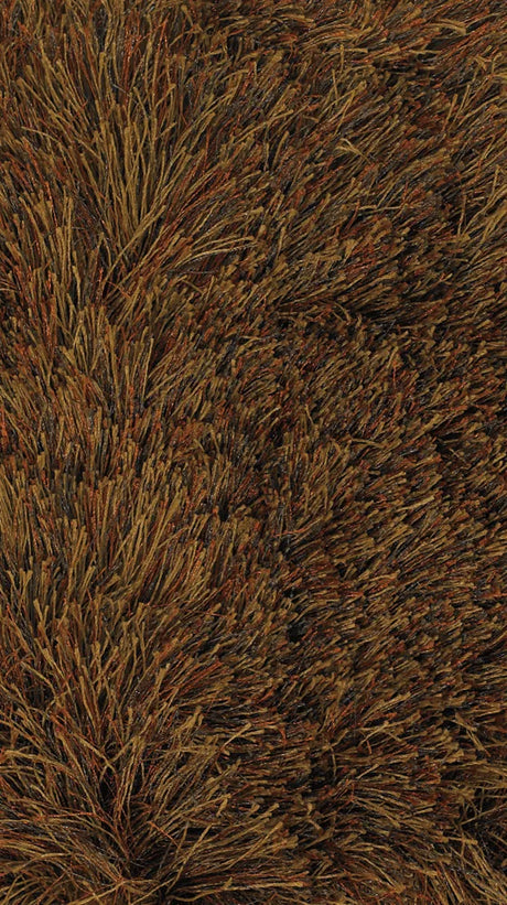 Chandra Vani VAN-13601 Brown and Rust rug, texture close-up