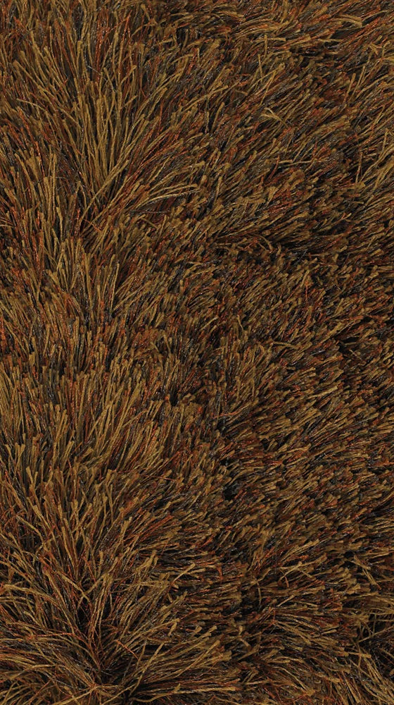 Chandra Vani VAN-13601 Brown and Rust rug, texture close-up