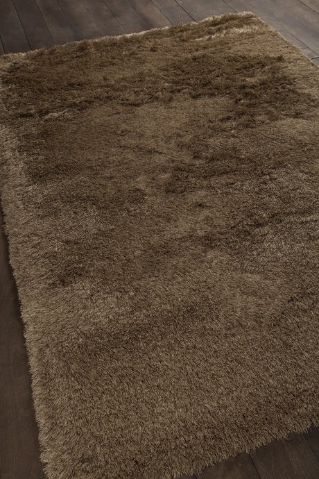 Chandra Vani VAN-13602 Tan and Beige rug, angled side view
