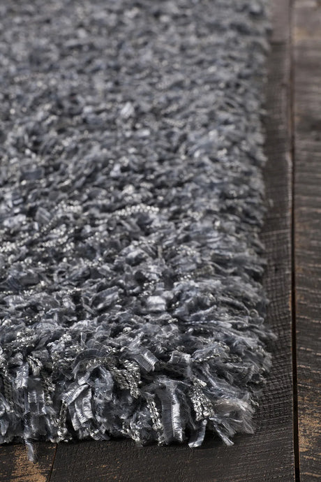 Chandra Vega VEG-40500 Blue rug, corner detail