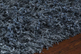 Chandra Vega VEG-40500 Blue rug, side detail view