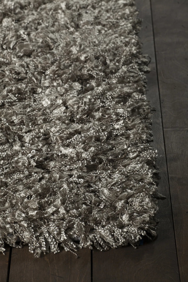 Chandra Vega VEG-40501 Silver rug, corner detail