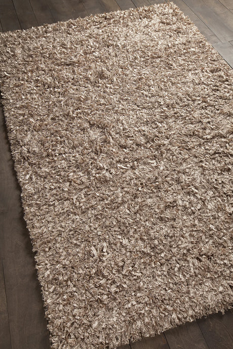 Chandra Vega VEG-40503 Tan rug, angled side view