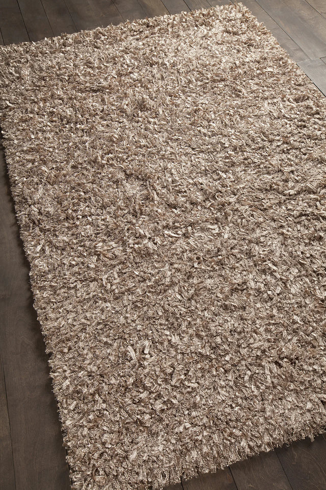 Chandra Vega VEG-40503 Tan rug, angled side view