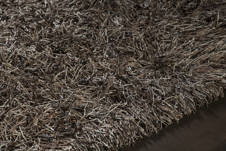 Chandra Vilma VIL-43100 Beige rug, side detail view