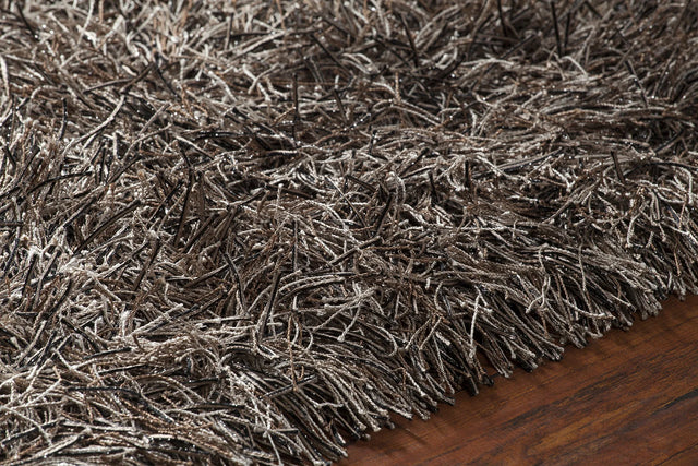Chandra Vilma VIL-43102 Stone rug, side detail view