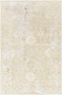 Chandra Vingel VIN-36804 green and grey and brown rug, flat view
