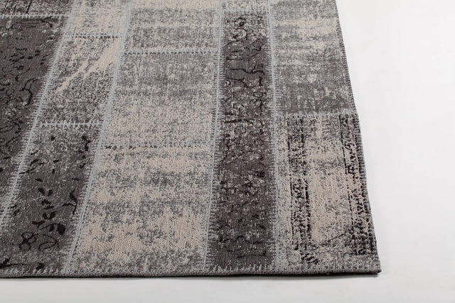 Chandra Willa WIL-46601 Grey and Beige rug, corner detail
