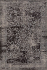 Chandra Willa WIL-46604 Black and Grey and Beige rug, flat view