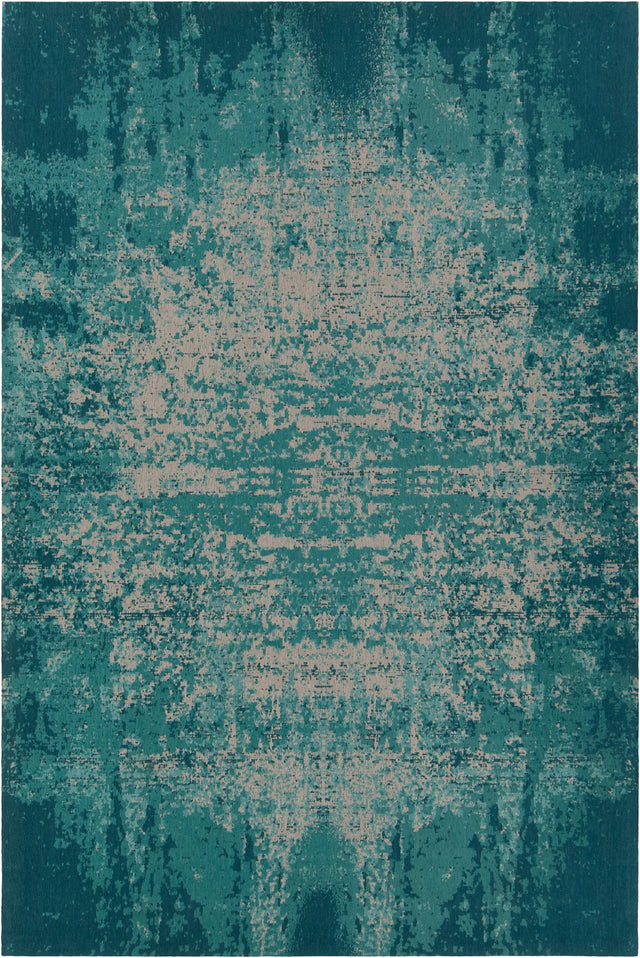 Chandra Willa WIL-46606 Blue and Beige rug, flat view