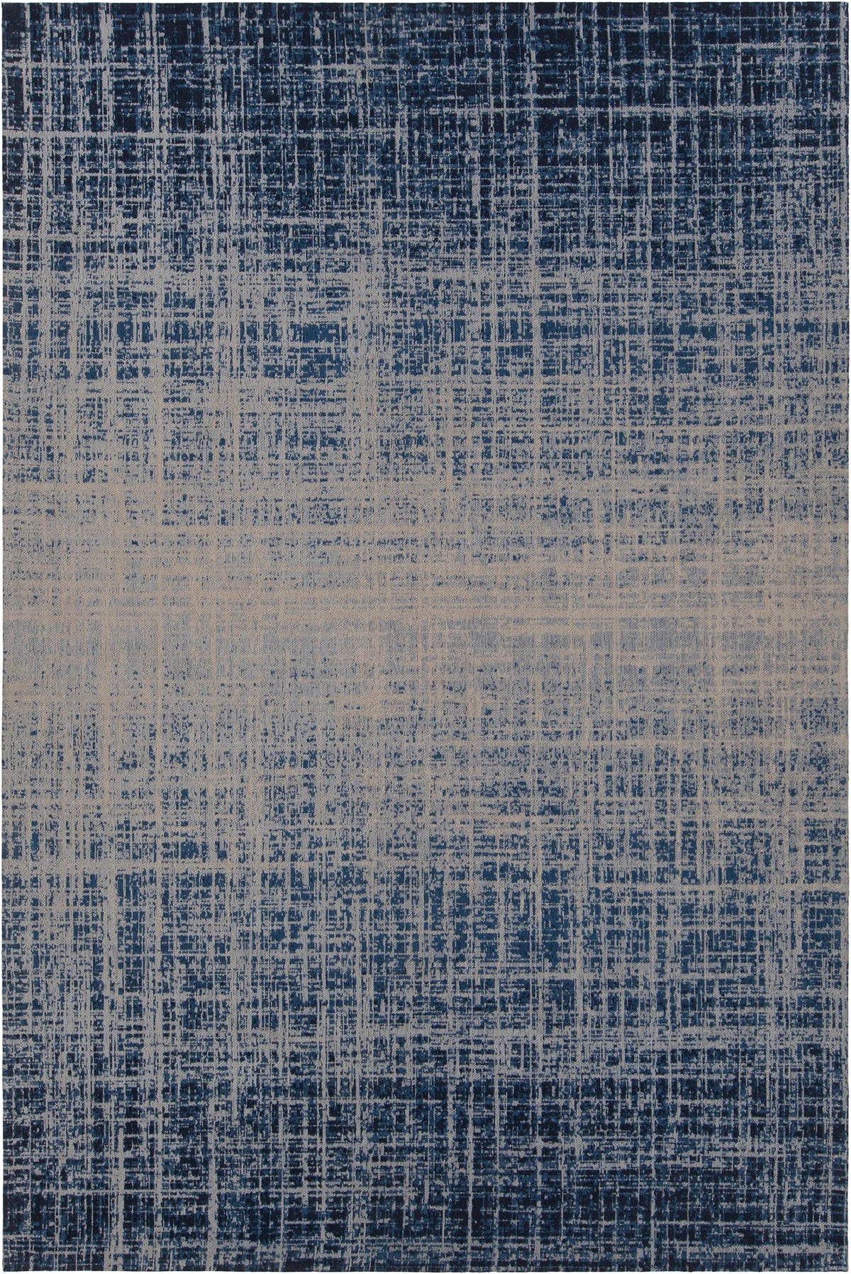 Chandra Willa WIL-46607 Blue and Beige rug, flat view