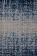 Chandra Willa WIL-46607 Blue and Beige rug, flat view