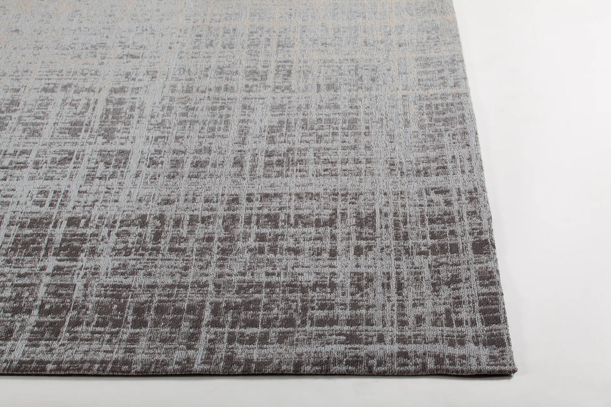 Chandra Willa WIL-46608 Brown and Beige rug, corner detail