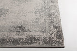 Chandra Willa WIL-46609 Grey and Beige rug, corner detail
