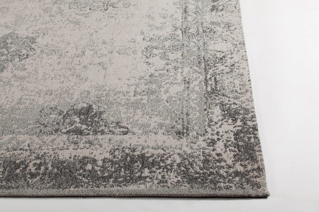Chandra Willa WIL-46609 Grey and Beige rug, corner detail