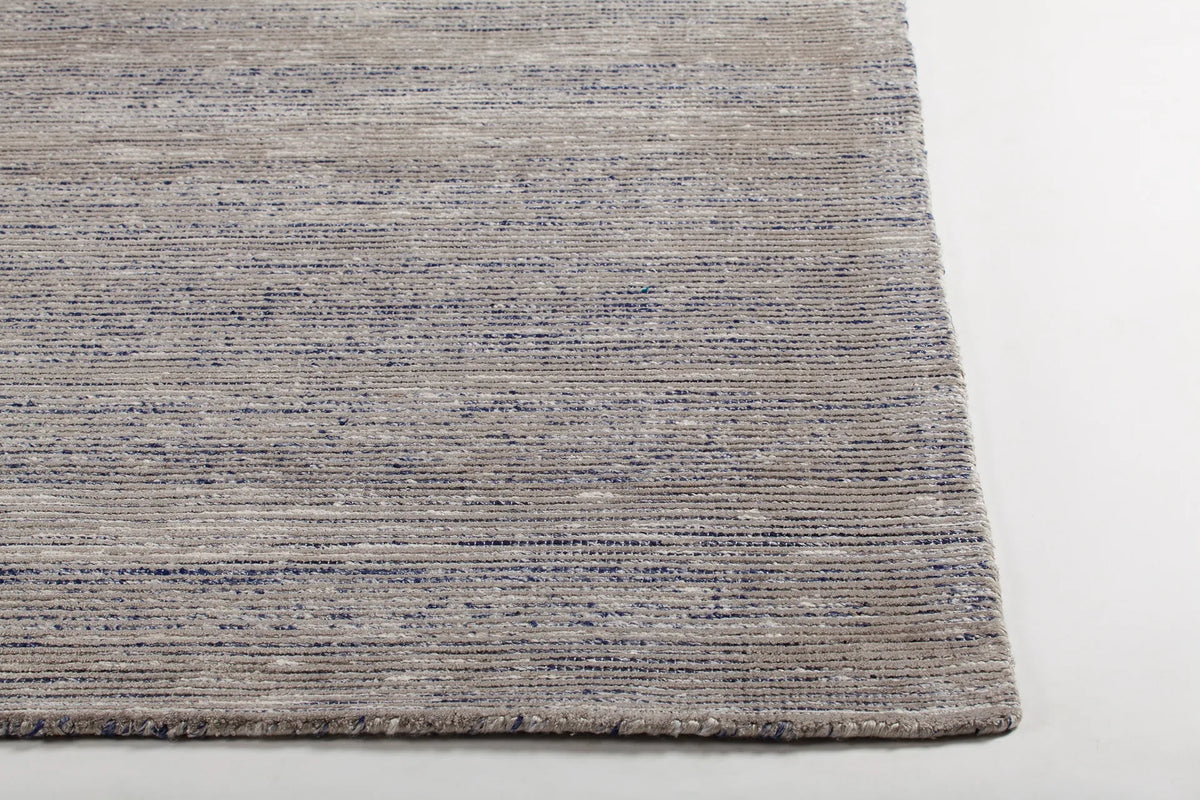 Chandra Xandra XAN-48401 Grey and Blue rug, corner detail