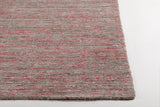 Chandra Xandra XAN-48402 Grey and Red rug, corner detail