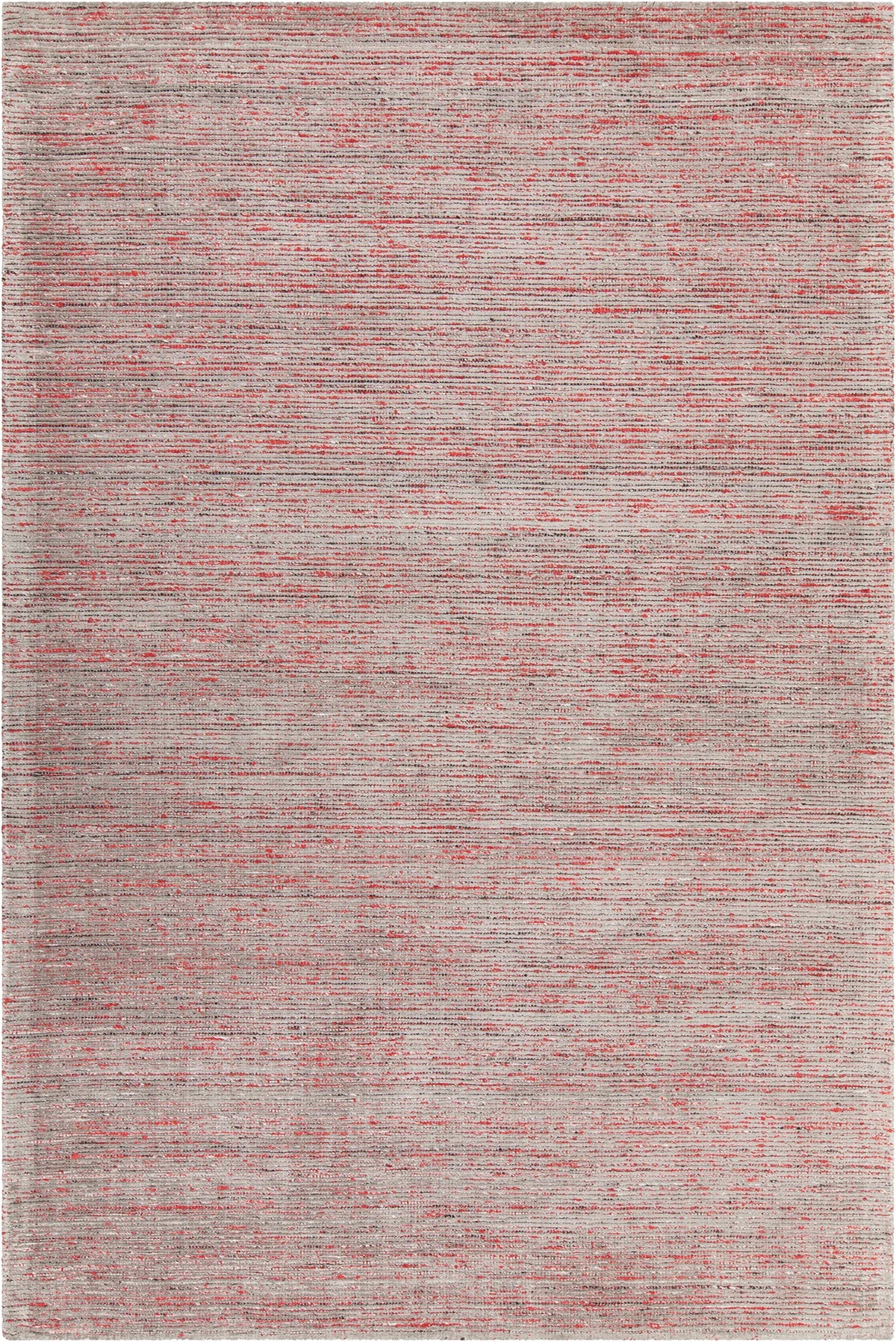 Chandra Xandra XAN-48402 Grey and Red rug, flat view