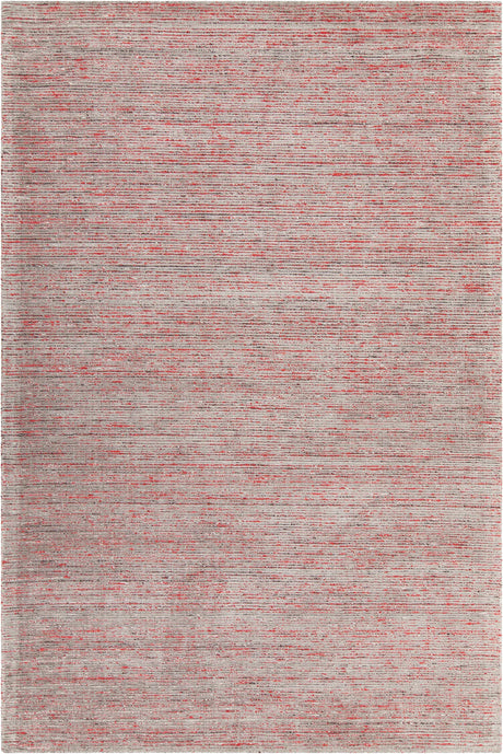 Chandra Xandra XAN-48402 Grey and Red rug, flat view