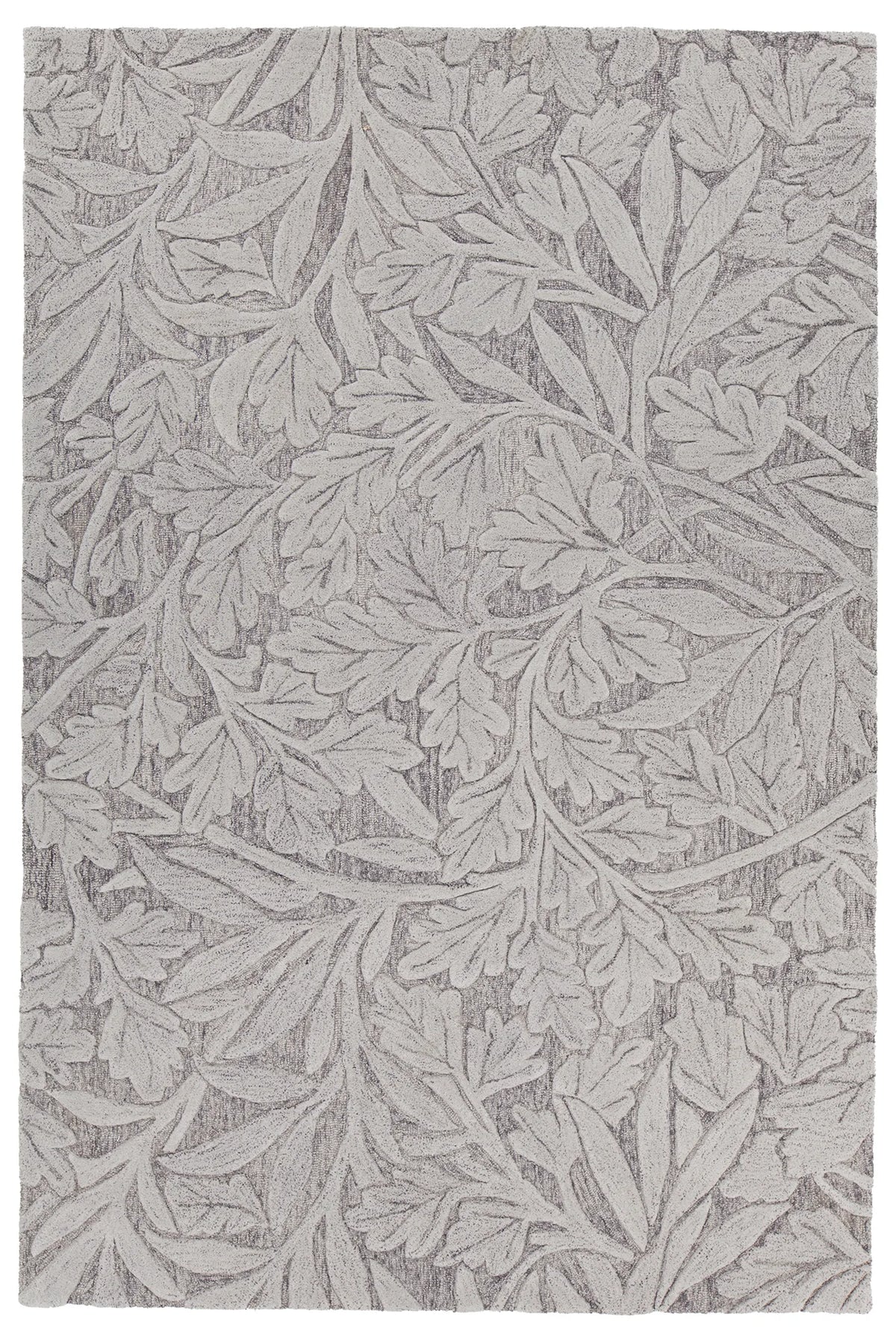 Chandra Yelena YEL-43800 grey and ivory rug, flat view
