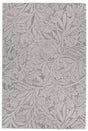 Chandra Yelena YEL-43800 grey and ivory rug, flat view