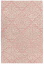 Chandra Yelena YEL-43801 pink and ivory rug, flat view