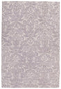 Chandra Yelena YEL-43802 purple and white rug, flat view