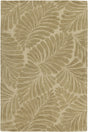Chandra Yelena YEL-43803 green and ivory rug, flat view