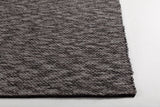 Chandra Yvonne YVO-48500 Grey and Black rug, corner detail