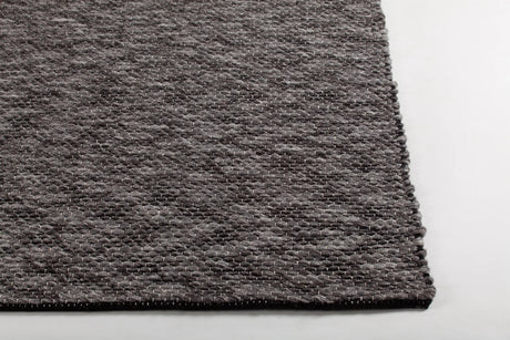 Chandra Yvonne YVO-48500 Grey and Black rug, corner detail