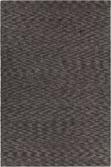 Chandra Yvonne YVO-48500 Grey and Black rug, flat view