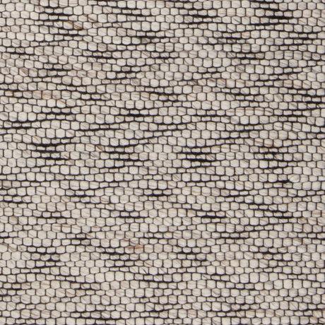 Chandra Yvonne YVO-48501 White and Black rug, texture close-up