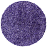 Chandra Zara ZAR-14500 Purple and Lavendar round rug, flat view