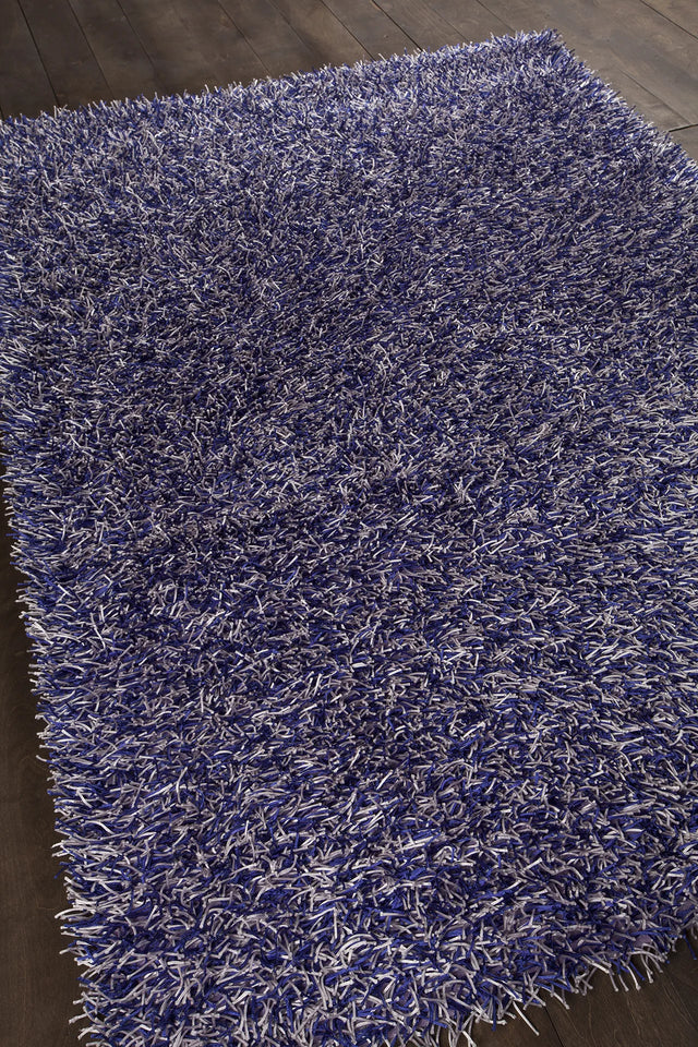 Chandra Zara ZAR-14500 Purple and Lavendar rug, angled side view