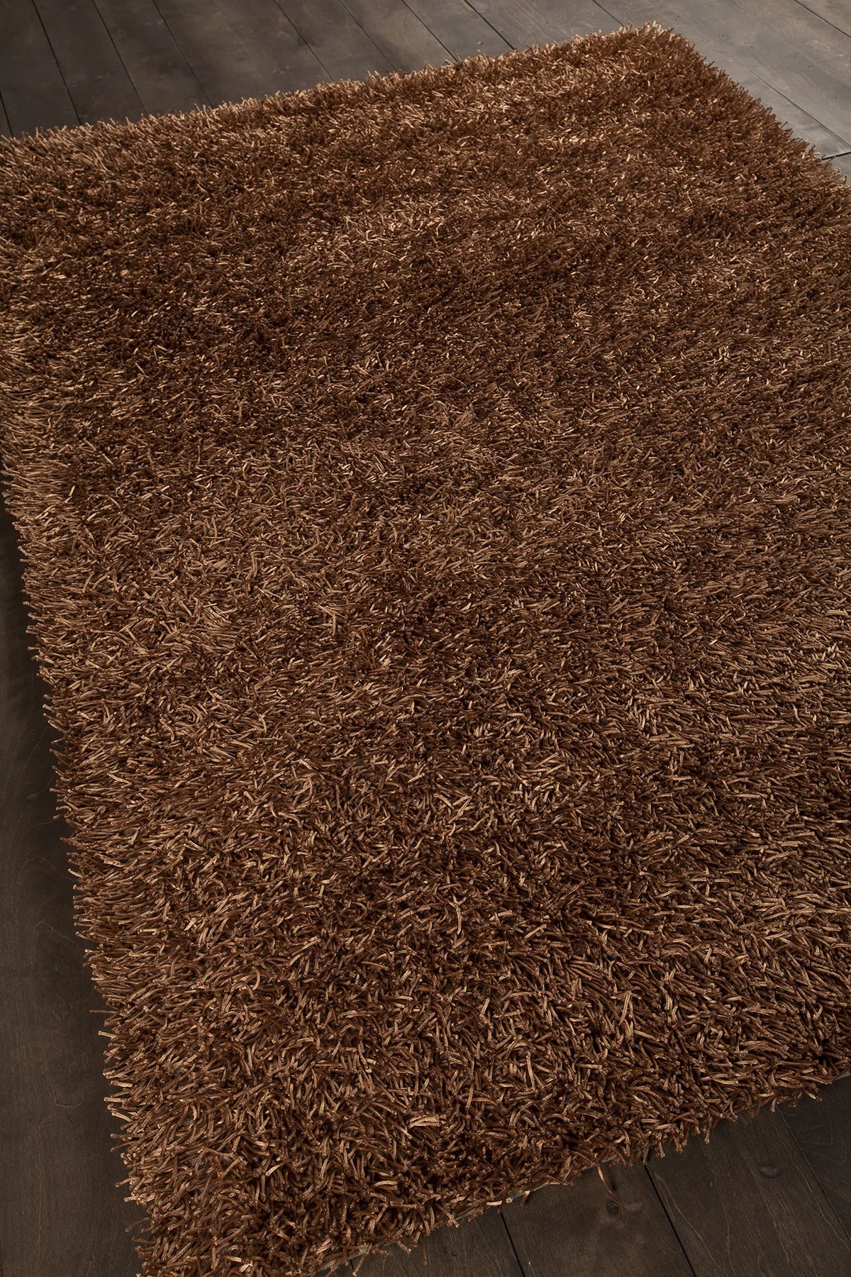 Chandra Zara ZAR-14501 Brown rug, angled side view