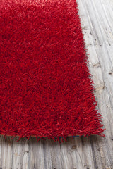 Chandra Zara ZAR-14502 Red rug, corner detail