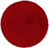 Chandra Zara ZAR-14502 Red round rug, flat view