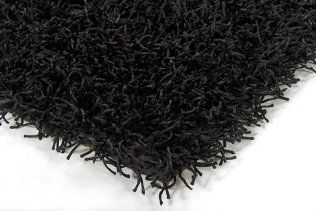 Chandra Zara ZAR-14503 Black rug, corner detail