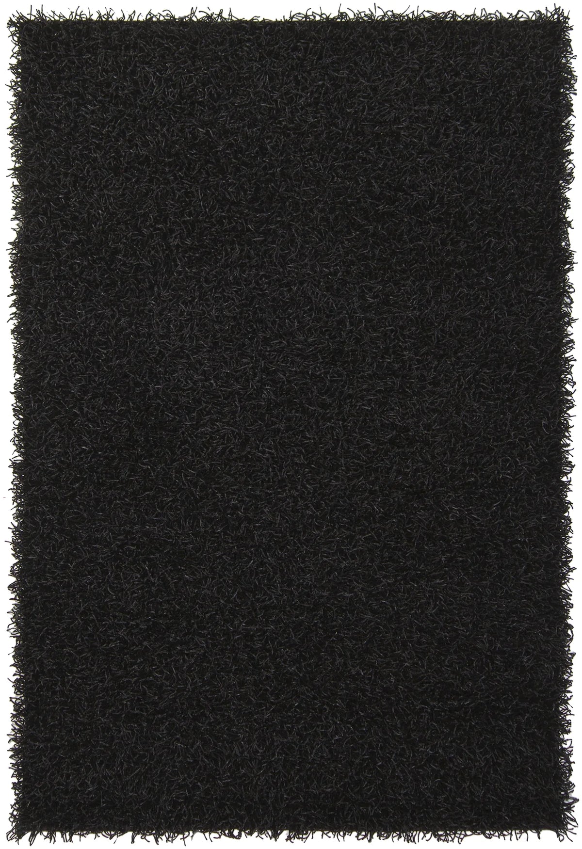 Chandra Zara ZAR-14503 Black rug, flat view