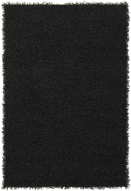 Chandra Zara ZAR-14503 Black rug, flat view