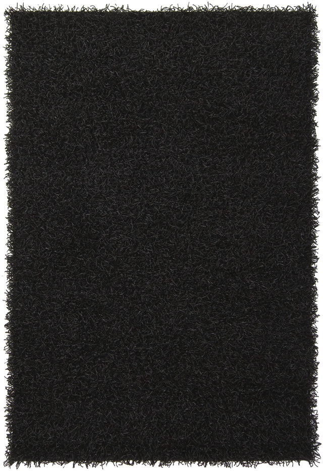 Chandra Zara ZAR-14503 Black rug, flat view